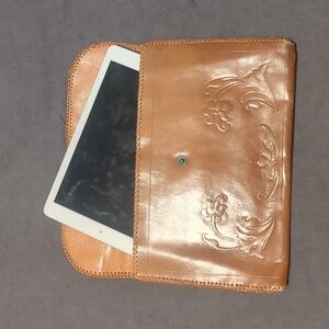 Embossed Leather Sleeve